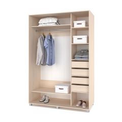 РОЛАНД Шкаф-купе Млечный дуб (600*1500) Р651 в Талице - talica.mebel24.online | фото 4