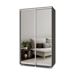 РОЛАНД Шкаф-купе с зеркалами Венге (450*1300) Р433 в Талице - talica.mebel24.online | фото 2