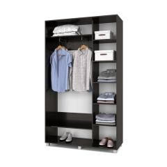 РОЛАНД Шкаф-купе с зеркалами Венге (450*1300) Р433 в Талице - talica.mebel24.online | фото 3