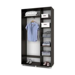 РОЛАНД Шкаф-купе с зеркалами Венге (450*1200) Р423 в Талице - talica.mebel24.online | фото 3