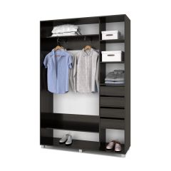 РОЛАНД Шкаф-купе с зеркалами Венге (450*1700) Р473 в Талице - talica.mebel24.online | фото 4