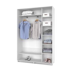 РОЛАНД Шкаф-купе с зеркалом Анкор светлый (450*1500) Р452 в Талице - talica.mebel24.online | фото 3