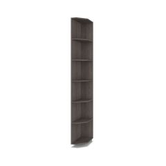 РОЛАНД Шкаф-купе с зеркалом Анкор темный (450*1500) Р452 в Талице - talica.mebel24.online | фото