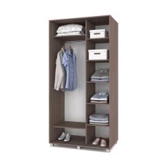 РОЛАНД Шкаф-купе с зеркалом Шимо темный (600*1100) Р612 в Талице - talica.mebel24.online | фото 2