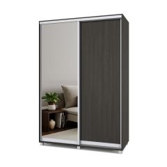 РОЛАНД Шкаф-купе с зеркалом Венге (450*1500) Р452 в Талице - talica.mebel24.online | фото 2