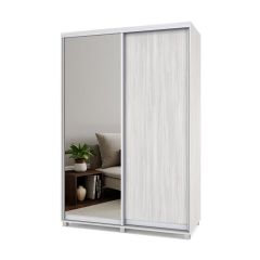 РОЛАНД Шкаф-купе с зеркалом Шимо светлый (600*1500) Р652 в Талице - talica.mebel24.online | фото