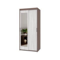 ТОМАС Шкаф-купе с зеркалом Шимо темный/светлый Т22 в Талице - talica.mebel24.online | фото