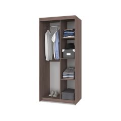 ТОМАС Шкаф-купе с зеркалом Шимо темный/светлый Т22 в Талице - talica.mebel24.online | фото 2