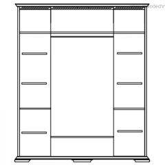 Шкаф Лика (ММ 137-01/04) с зеркалом в Талице - talica.mebel24.online | фото 2