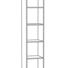 Шкаф-пенал Альба в Талице - talica.mebel24.online | фото 2