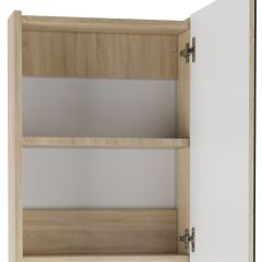 Шкаф-зеркало Мечта 50 Дуб сонома АЙСБЕРГ (DM2318HZ) в Талице - talica.mebel24.online | фото 2