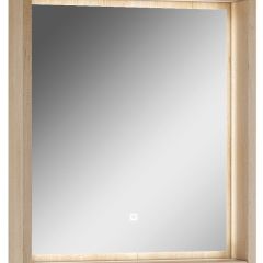 Шкаф-зеркало Nice 60 с подсветкой Домино (DN4706HZ) в Талице - talica.mebel24.online | фото 1