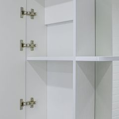 Шкаф-зеркало Норма 1-50 левый АЙСБЕРГ (DA1601HZ) в Талице - talica.mebel24.online | фото 8