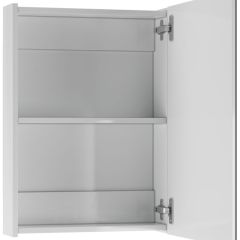 Шкаф-зеркало Норма 50 1 дверь АЙСБЕРГ (DA1621HZ) в Талице - talica.mebel24.online | фото 3