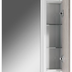 Шкаф-зеркало Uno 60 Дуб серый левый/правый Домино (DU1503HZ) в Талице - talica.mebel24.online | фото 4