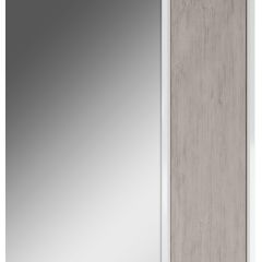 Шкаф-зеркало Uno 60 Дуб серый левый/правый Домино (DU1503HZ) в Талице - talica.mebel24.online | фото 5