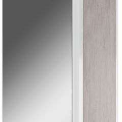 Шкаф-зеркало Uno 60 Дуб серый левый/правый Домино (DU1503HZ) в Талице - talica.mebel24.online | фото
