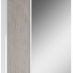 Шкаф-зеркало Uno 60 Дуб серый левый/правый Домино (DU1503HZ) в Талице - talica.mebel24.online | фото 2