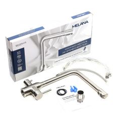 Смеситель д/кухни MELANA-F610304 Stello нерж.сталь, с переключателем на фильтр, однорычажный, сатин в Талице - talica.mebel24.online | фото 2