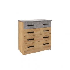 Спальня Асти Комод (Дуб крафт золотой) в Талице - talica.mebel24.online | фото