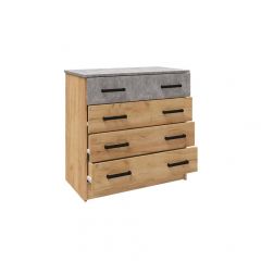 Спальня Асти Комод (Дуб крафт золотой) в Талице - talica.mebel24.online | фото 2