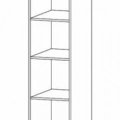 ГАММА Спальный гарнитур (модульный) дуб вотан в Талице - talica.mebel24.online | фото 6