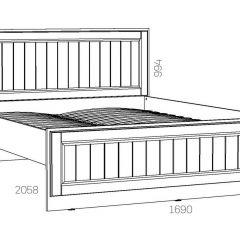 НМ 040.34 Х (1600) Кровать "Оливия" в Талице - talica.mebel24.online | фото 2