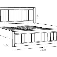 НМ 040.34 Х (1600) Кровать "Оливия" в Талице - talica.mebel24.online | фото 2