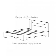 КВАДРО-2 Спальный гарнитур (модульный) в Талице - talica.mebel24.online | фото 3