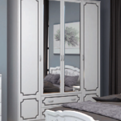 ЛАК Спальный гарнитур (модульный) белый в Талице - talica.mebel24.online | фото 6