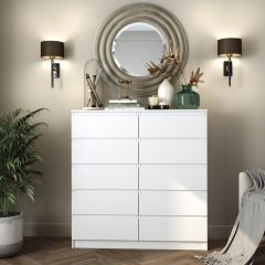 МОРИ Спальный гарнитур (белый) в Талице - talica.mebel24.online | фото 9