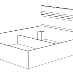 Спальный гарнитур Ненси (Венге/Белый глянец) в Талице - talica.mebel24.online | фото 3