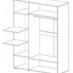 Спальный гарнитур Ненси (Венге/Белый глянец) в Талице - talica.mebel24.online | фото 17