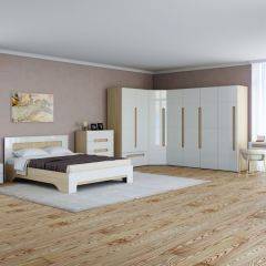 Спальный гарнитур Палермо (модульная) Эко в Талице - talica.mebel24.online | фото