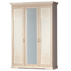 Спальный гарнитур Парма (модульный) кремовый белый в Талице - talica.mebel24.online | фото 3