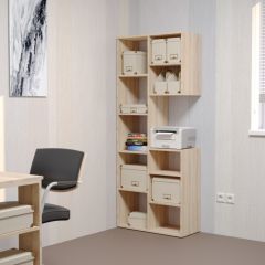 Стеллаж Элемент-2 (дуб сонома) в Талице - talica.mebel24.online | фото 3