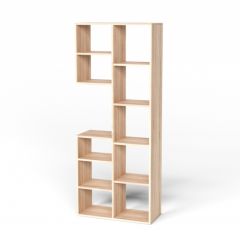 Стеллаж Элемент-2 (дуб сонома) в Талице - talica.mebel24.online | фото