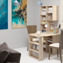 Стеллаж Элемент-2 (дуб сонома) в Талице - talica.mebel24.online | фото 4