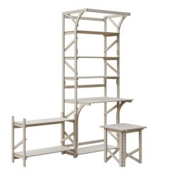 Стеллаж+стол Конструктор Арт.СRСт1-1 в Талице - talica.mebel24.online | фото 3
