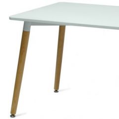Стол Barneo T-10 (столешница RAL9003 белый, каркас светлый) в Талице - talica.mebel24.online | фото 2
