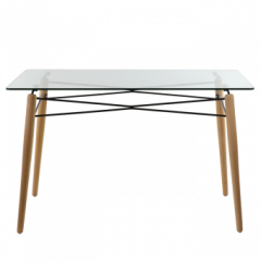 Стол Barneo T-110 стекло 10мм в Талице - talica.mebel24.online | фото