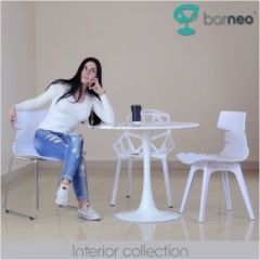 Стол Barneo T-3 Tulip style (RAL9003 белый, D100) в Талице - talica.mebel24.online | фото 6
