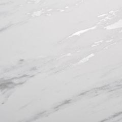 Стол BELLUNO 160 MARBLES KL-99 Белый мрамор матовый, итальянская керамика/ белый каркас, ®DISAUR в Талице - talica.mebel24.online | фото 9