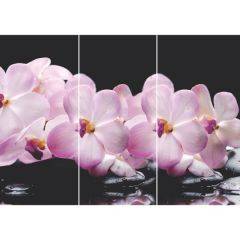 Стол Бостон-3 (Розовая Орхидея) 1100/1420*700, опора Брифинг в Талице - talica.mebel24.online | фото 2