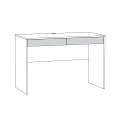 Стол компьютерный 12.69 Бостон в Талице - talica.mebel24.online | фото 2