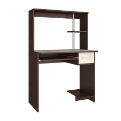 Стол компьютерный Дебют с пеналом (венге/лоредо) в Талице - talica.mebel24.online | фото 2