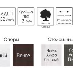 Стол раскладной Ялта (опоры массив резной) в Талице - talica.mebel24.online | фото 8