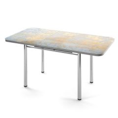 Стол раздвижной-бабочка Трилогия с фотопечатью Доска D110 в Талице - talica.mebel24.online | фото