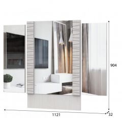 ГАММА 20 Стол туалетный + Зеркало (Серия №4) в Талице - talica.mebel24.online | фото 3