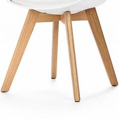 Стул Barneo N-12-2 Sephi PU белый в Талице - talica.mebel24.online | фото 3